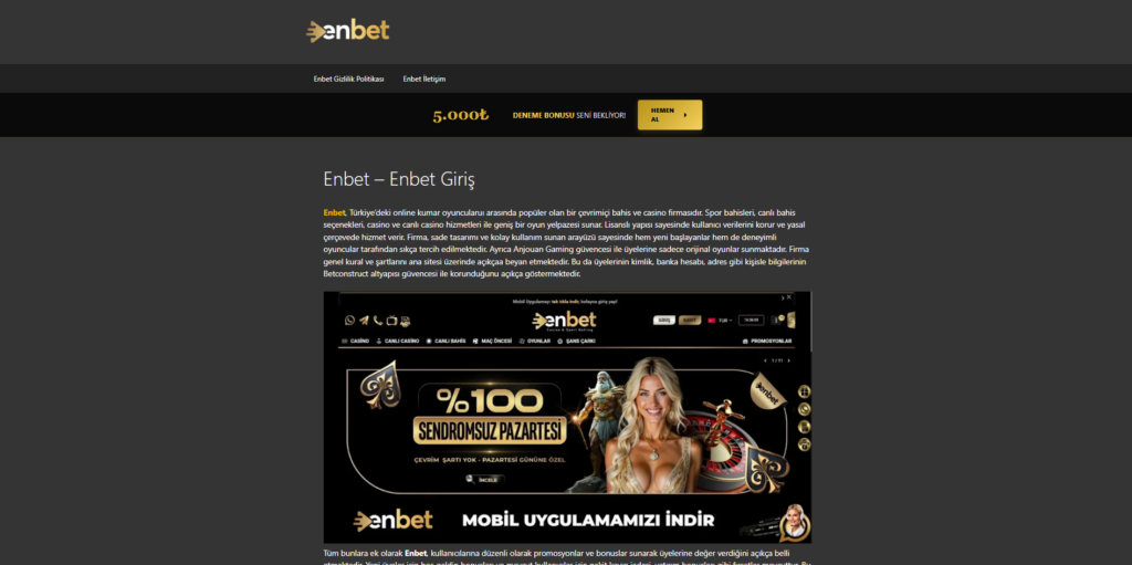Enbet Bahis